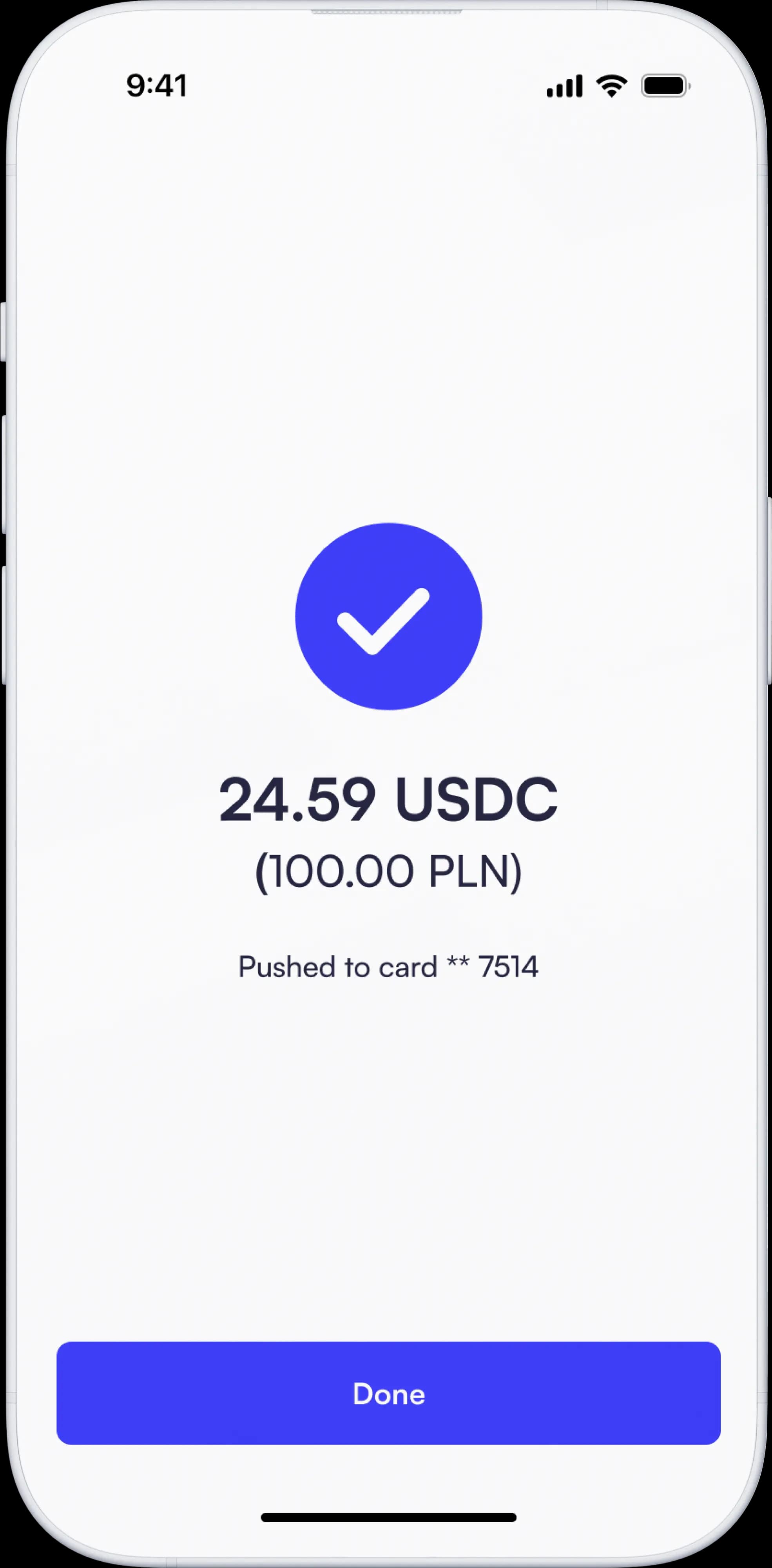 Wypłata gotówki w punkcie stacjonarnym